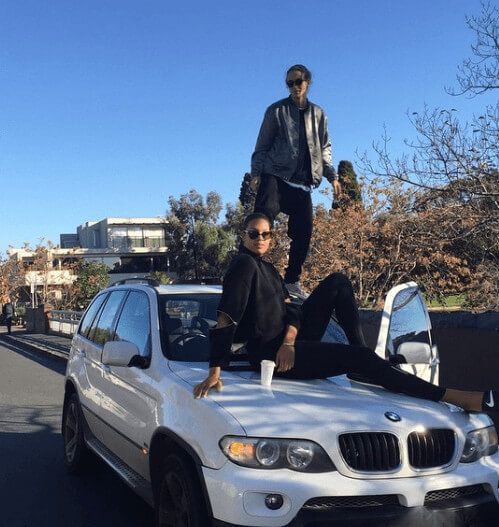 Liz Cambage BMW Car